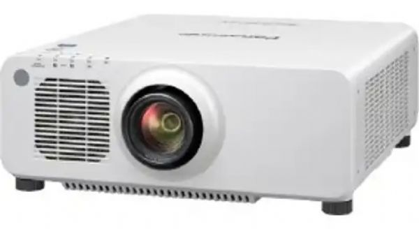 Panasonic PT-RZ670WU 6500 lm WUXGA 1-Chip DLP Projector, White (without lens); 17.0 mm (0.67 in) diagonal (16:10) Panel size; DLP chip x 1, DLP projection system Display method; 2304000 (1920 x 1200) pixels; Powered zoom (1.7-2.4:1), powered focus F 1.7-1.9, f 25.6 - 35.7 mm Lens; Laser diode Light source; 10000:1 Contrast; UPC 885170197138 (PTRZ670WU PT-RZ670WU)