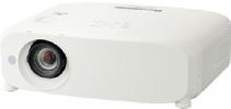 Panasonic PT-VX600U 5500 Lumens XGA portable projector; 0.63" (16 mm) Diagonal; 4:3 aspect ratio; Transparent LCD panel (x3, R/G/B) - Display method; 786432 (1024 x 768) x3 - Pixels; Manual zoom (1.6x): Throw ratio (1.2 - 1.9:1) / Manual focus F1.60 - 1.90, f15.31 - 24.64 mm Lens; 270 W UHM™, lamp replacement cycle (Lamp power: NORMAL/ECO): 5000 hrs / 7000 hrs) Lamp; 0.76 - 7.62 m / 30 - 300 inches diagonally Screen size; UPC 88517020476 (PTVX600U PT-VX600U) 