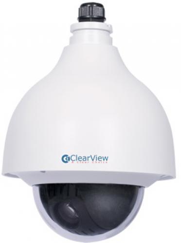 Clearview PTZ-40 23x Mini PTZ Dome Camera; High resolution @ 650 TV Lines; DWDR, Day/Night (ICR), DNR (2D&3D), Auto iris, Auto focus, AWB, AGC, BLC; Max 300/s pan speed, 360 continuous pan rotation; Up to 255 presets, 5 auto scan, 8 tour, 5 pattern; Built-in 2/1 alarm in/out; Support intelligent 3D positioning with DH-SD protocol; IP66 - Weatherproof (PTZ40 PTZ-40 PTZ-40)