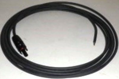 AIMS Power PVM06FT10AWG Solar PV 10 AWG 6ft Wire Male MC4 to Cut End, Black; For use with a termainal block; Robust design; Moisture curable cross-linked; Resistance against UV, water, ozone, fluids, oil, salt and general; weathering; Flame retardant; Compatible to all popular connectors; RoHS compliant; UL certified (PVM-06FT10AWG PVM-06FT-10AWG PVM 06FT10AWG PVM06FT 10AWG)
