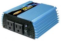 PowerBright PW200-12 Modified Sine Wave Inverter 200W Power 12V, Includes Cigarette Lighter Cable & Clip Cable, Built-in Cooling Fan, Overload Indicator, Power ON/OFF Switch, Provides 1.6 Amps, 120 volt AC outlet, Anodized aluminum case, durability & maximum heat dissipation (Power Bright PW20012 PW200 12 PW-20012 PW 20012 PW200 PW-200 PowerBright) 