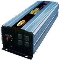PowerBright PW6000-12 Power 12V Modified Sine Wave Inverter, 6000W, Anodized aluminum case, durability & maximum heat dissipation, Digital Led Display, Built-in Cooling Fan, Overload Indicator, FOUR - 3 Prong 120 volt AC outlet, Provides 50 Amps (PW600012 PW6000 12 PW-600012 PW 600012 PW6000 PW-6000 Power Bright) 