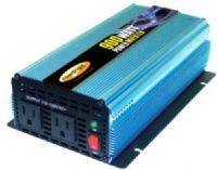 PowerBright PW900-12 Modified Sine Wave Inverter 900W Power 12V, Includes 8 AWG Alligator Cable, Anodized aluminum case, durability & maximum heat dissipation, External, Replaceable 3 x 30 Amp spade-type Fuse, 8 AGW Gauge Wires Included, Built-in Cooling Fan, Overload Indicator (PW90012 PW900 12 PW-90012 PW 90012 PW900 PW-900 Power Bright) 