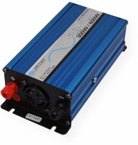 AIMS Power PWRI30024S DC to AC Power Inverter 24 Volt, 300W continuous power, Surge power capability (peak power) 600 Watts, Pure sine wave, Load based fan - only runs when an inverter senses a load, Dual AC receptacle, On/off switch, Includes dc battery alligator cables, Convenient cigarette plug, UPC 840271000305 (PWR-I30024S PWRI-30024S PWRI300-24S PWRI30024) 