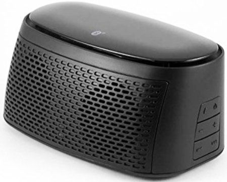 AT&T PWS02 Hot Joe II Portable Bluetooth Speaker, Black; Bluetooth 2.0 with A2DP stereo profile for wireless music streaming; Hands-free speakerphone for calls; 2 full range speakers and passive radiator with high powered 2W speaker output; 3.5 mm auxiliary input jack; Rechargeable battery with up to 4 hours of continuous playback (PWS-02 PWS 02 PW-S02) 