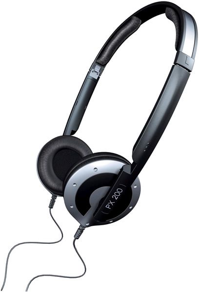 Sennheiser PX-200 Traditional Closed Collapsible Headphones, Nominal impedance 32 Ohm, Jack plug 3,5 mm stereo, Silver (PX 200, PX200)