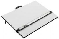 Alvin PXB42 Drawing Board 30" x 42" Portable Parallel Straightedge Board, Precision-made aluminum straightedge with rubberized grip; Twin braking system; Foldaway back legs with rubber feet: Non-slip rubber “Grip-Track" feet, UPC 088354059400 (PX-B42 PXB-42 PX B42 PXB 42) 