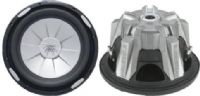 Soundstream PXW-10 Picasso Subwoofer, 83.3 dB Sensitivity, 350 Watts RMS Power Range, 2 Ohm Impedance, 10" Diameter, Dual Number of Voice Coils, 5.75" Mounting depth, 9.25" Cutout diameter, KSV kapton voice coils, Polypropylene injection molded cone, NBR-rubber surround, Nickel plated 8 ga. compressoin wire terminal, Conex/cotton composite spider, Texture coat finish on stamped steel basket (PXW10 PXW-10 PXW 10) 