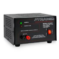 Pyramid Model PS14 12 Amperes (14 Amperes Surge) Power Supply with Screw Terminal Connectors, Overload Protection and Auto Reset; Perfect for Home, Shop and Hobbyist; Input: 115V AC, 60Hz, 270 Watts; Output: 13.8V DC; 12 AMP Constant/14 AMP Surge; UPC 068888701662 (12 AMP CONSTANT 14 AMP SURGE 13.8V DC POWER SUPPLY PYRAMID-PS14 PYRAMID PS14 PYRPS14) 