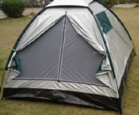 Premier 1400 Four Person Dome Tent, Durable 70D polyester fabric wall and roof with silver polyurethane coated finish, Heavy duty polyethylene fabric floor, Breathable mesh roof vents for air circulation, 3-way zippered closure mesh front entrance with zippered storm flap, Mesh window on both sides and rear for ventilation, Shock-corded fiberglass pole frame (14 00 14-00 PREMIER1400 PREMIER-1400) 