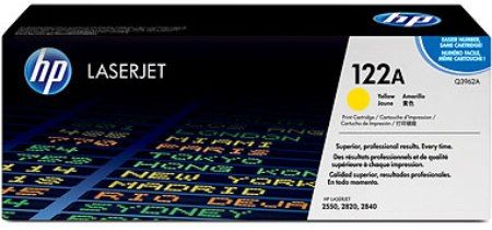 HP Hewlett Packard Q3962A Color LaserJet Print Cartridge with Smart Printing Technology, Yellow (Q 3962A Q-3962A HPQ3962A)