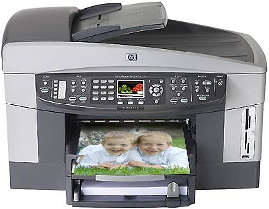 HP Hewlett Packard Q5569A All-In-One Multifunction Printer, Print/Copy/Scan/Fax 48-bit, 4800 x 1200 dpi color (Q-5569A Q5569-A Q-5569-A OJ7410)