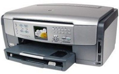 HP Hewlett Packard model Photosmart 3210 All-in-One USB Remanufactured Color Inkjet Printer,
