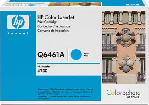 Premium Imaging Products CTQ6461A Cyan LaserJet Toner Cartridge Compatible HP Hewlett Packard Q6461A For use with LaserJet 4730 Series Printer, Up to 12000 pages yield based on 5% page coverage (CT-Q6461A CT Q6461A CTQ-6461A)