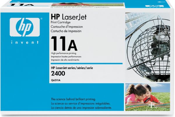 HP Hewlett Packard Q6511A LaserJet Print Cartridge, New Genuine Original OEM HP, Yield (letter) 6000 standard pages, Black, Operating humidity 20 to 80% RH; Storage humidity 10 to 90% RH; Operating temperature (Fahrenheit) 59 to 90.5 F; Storage temperature (Fahrenheit) -4 to 104 F (Q-6511A Q 6511A Q6511)