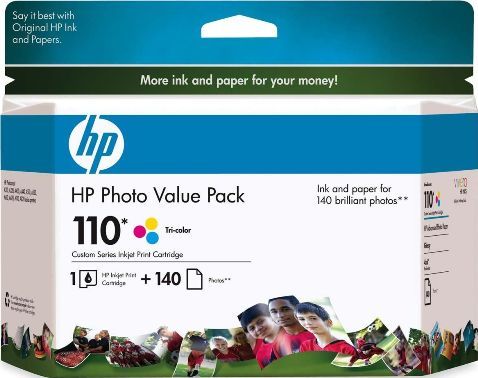 HP Hewlett Packard Q8700BN model No. 110 Tri-Color Ink Cartridge, Inkjet Print Technology, Cyan, Magenta and Yellow Print Color, New Genuine Original OEM HP Hewlett Packard, For use with HP Photosmart Printers A310, A320, A433, A434, A436, A432, A440, A442, A444, A445, A446, A516, A522, A526, A536, A616, A622, A626, A627, A636, A716 and A826 HP Photosmart Printers (Q8700BN Q-8700BN Q 8700BN Q8700-BN Q8700 BN Q8700BN140 Q8700BN-140 Q8700BN 140 Q8700BN#140)