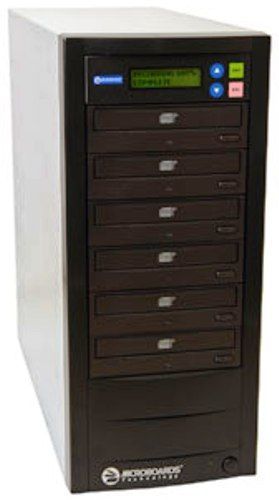 Microboards QD-125 Quic Disc 125 CD Tower Duplicator, 120 CD Discs per Hour, Disc-to-disc duplication, Simple interface, LCD read-out, 52X CD recording, Copy & Verify, Track Extraction, Supported Formats CD-DA (Red Book), CD-ROM Modes 1 & 2, ISO 9660, Photo CD, CD-Extra, Mixed Mode, Video CD, Hybrid CD, HFS, CD+G, 1 to 7 Duplicator (QD125 QD 125)