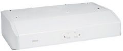Broan QDE30WW Under Cabinet Range Hood, 30" Width, 280 CFM, 2 Speeds, 2 Lighting Levels, 5.5 Sones, 120 Volts, 1.2 Amps, 0.9 Sones - Normal Setting, 5.5 Sones - High Setting, 280 CFM High, Fluorescent Dual 13W Lighting, 2 Speed with ON Indicator - Hi/Low Light Control Features, Dishwasher Safe Filters, Halogen Lighting, UPC 026715181766, White Finish (QDE30WW QDE30-WW QDE30 WW QDE-30WW QDE 30WW) 