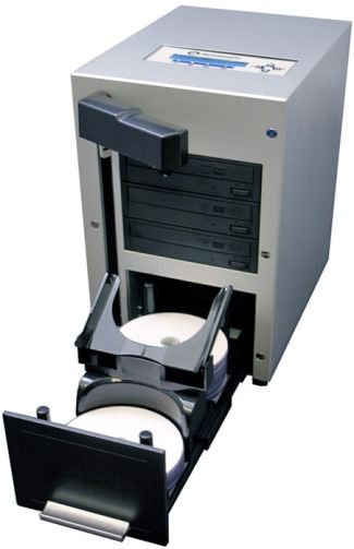 Microboards QDL-3000 Quic Disc Loader (QDL) CD/DVD Autoloader Disc Duplicator, Built-in 250GB Hard Drive, 20 x 2 LCD Display, 3 Targets, 60 Max Disc Capacity, Language Supported (English, Spanish and French), Firmware Upgradeable, Burn Proof Support, Standalone or USB 2.0 connectivity Operating (QDL3000 QDL 3000 16818)