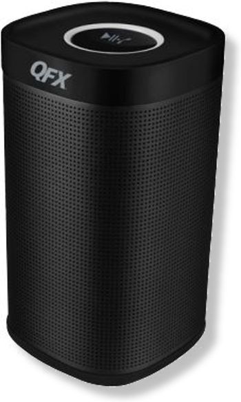 QFX BT-275 Stereo Bluetooth Speaker, Black Color, Stream Music from Bluetooth Capable Devices, Receive and Make calls with Bluetooth Capable Phones, 2 USB to Micro-USB charging cable included, Dimensions 2.55