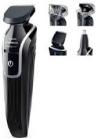 Norelco QG3330 Multigroom 3100 Grooming Kit, Black with Bright Details; 5 tools for all-in-one styling; Full-sized trimmer for neck line, sideburns and chin; 21mm detail trimmer for fine lines, small areas and details; Nosetrimmer: Comfortably remove unwanted hairs; Water resistant for easy cleaning; 35 minutes of cordless use after 10-hour charge; UPC 075020029317 (QG-3330 QG 3330) 