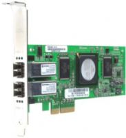 QLogic QLE2462-CK True enterprise class 4-Gbps Dual Port Fibre Channel to x4 PCI Express Host Bus Adapter, Multi-mode Optic, 300,000 IOPS delivers high I/O transfer rates for storage applications, Intelligent interleaved DMA (iiDMA) ensures maximum utilization of data links (QLE2462CK QLE2462 CK QLE-2462 QLE-2462-CK) 