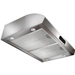 Broan QP436SS 36" 630 CFM Stainless Steel, Under Cabinet Range Hood; 36" 630 CFM Stainless Steel, Under Cabinet Range Hood; Enclosed non-stick bottom pan ensures quick clean-up to make your work fast and easy; Accessories Optional: Yes; Accommodates Ceiling Height: N/A,; Blower Air Mover Type: Centrifugal Blower,; Blower Included: Yes; Boost Mode: Yes; Control Feature Filter Reminder: No; Damper Included: Yes; Delay Shut Off: Yes; Digital Clock: Yes; UPC 026715199013 (QP436SS QP436SS QP436SS) 