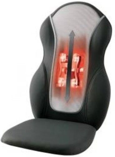 HoMedics QRM-400H Therapist Select Quad-Roller Massaging Cushion with Heat, Shiatsu and Rolling massage 4 independent rollers travel up and down the back, Advanced microprocessor control with targeted relief for any area of your back (QRM400H QRM 400H QRM-400 QRM400)