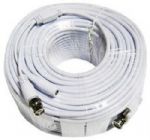 Q-see QSVRG100 Shielded Video & Power 100 Feet BNC Male Cable with 2 Female Connectors; 100FT Extension; WeatherProof; No Video Loss; Accesories Included: (1) 100 FT BNC Shielded Cable, (1) Female RCA to RCA adapter, (1) 2.1mm power connectors; Cable Type: Power/video cable; Technology: Coaxial; Compliant Standards: UL; Shipping Weight (in pounds): 4.75; Product in Inches (L x W x H): 12.3 x 10.4 x 3.7; UPC 645439229945 (QSVRG100 QSVRG100) 