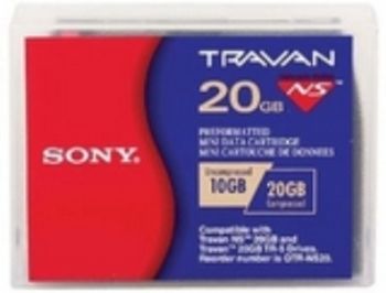 Sony QTRNS20//A4 Travan TR-5 - 10 GB Native/20 GB Compressed Data Cartridge (QTRNS20 A4 QTRNS20-A4 QTRNS20-A4)