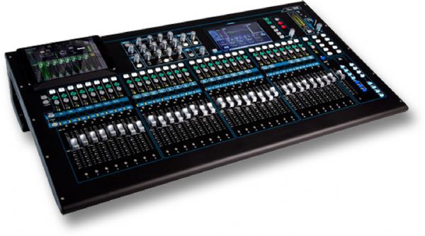 Allen And Heath QU-32C Digital Mixer, 32 channel digital mixer, 32 Mic/Line + 3 stereo  100mm motorized faders, 32  mix outputs, 4 EFX Engines, onboard 18 track recording, built in 32ch USB I/O, built in dSNAKE, Network Port, 7