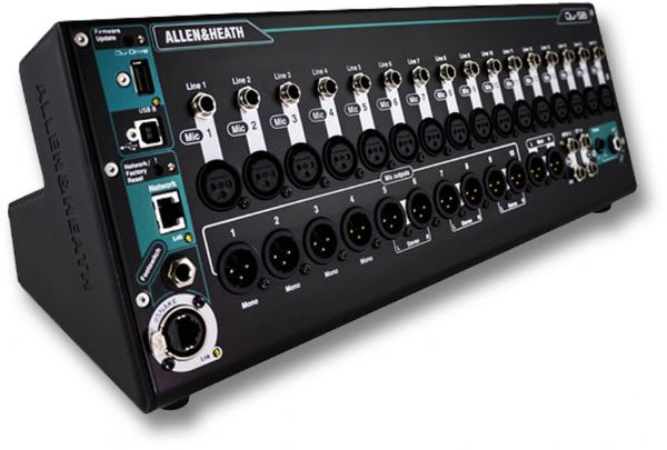 Allen And Heath QU-SB Portable 18-In/14-Out Digital Mixer, 32 channel rack mount digital mixer, 16 Mic/Line + 2 stereo inputs, expandable with dSNAKE, 10 mix outputs, 4 EFX Engines, onboard 18 track recording, built in 32 Ch. USB I/O iPad Control; 16 local Mono Mic/Line Inputs (TRS + XLR); Recallable AnaLOGIQ Preamps; 16 local Mono Mic/Line Inputs (TRS + XLR); UPC 6938122244085 (ALLENANDHEATHQUSB ALLENANDHEATH QUSB ALLEN AND HEATH QU SB ALLENANDHEATH-QUSB ALLEN-AND-HEATH QU-SB)