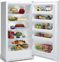 Summit R17FF Refrigerator with Door Storage & Cooled Frost-Free System, 16.5 cu.ft. Capacity, Non-Reversible Reversible Door Swing, 4 Shelf Quantity, Glass Shelf Type, Glass Crisper Cover Type, Opaque Crisper Finish, 4 Full Door Shelf Quantity, Frost-Free Defrost Type, Interior Fan Type, Side of Unit Condensor Location, Dial Thermostat Type, 115 V AC/60 Hz Voltage/Frequency, Adjustable Shelf (R17-FF R17 FF) 