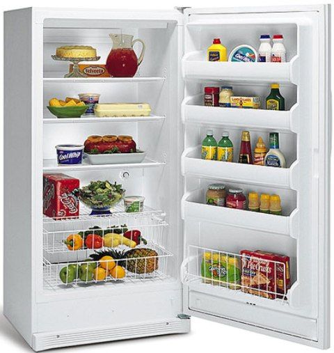Summit R17FF Refrigerator with Door Storage & Cooled Frost-Free System, 16.5 cu.ft. Capacity, Non-Reversible Reversible Door Swing, 4 Shelf Quantity, Glass Shelf Type, Glass Crisper Cover Type, Opaque Crisper Finish, 4 Full Door Shelf Quantity, Frost-Free Defrost Type, Interior Fan Type, Side of Unit Condensor Location, Dial Thermostat Type, 115 V AC/60 Hz Voltage/Frequency, Adjustable Shelf (R17-FF R17 FF)
