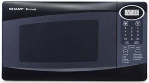 Sharp R-209KK Microwave Oven, 0.8 Capacity (cu.ft.), Pops Popcorn, Four Cook Options, Six Reheat Options, Minute Plus sets the oven at High with a single touch, Digital Display is accurate and easy to read (R209KK R 209KK)