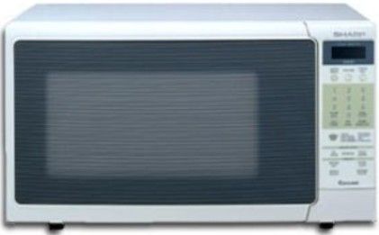 Sharp R320HQ Mid-Size Microwave Oven with 1,200 Cooking Watts & 4 Defrost Options, 1.2 cu. ft. Capacity, 1200 Watts Output Power, 12 5/8