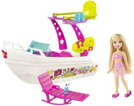 Mattel R4813 Polly Pocket Tropical Splash Adventure Boat, Enjoy