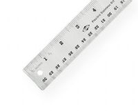 Alvin R590-18 Flexible Stainless Steel Ruler 18"; Made of finest quality stainless steel with non-skid cork backing that won't slip on glass or polished surfaces; Flexible enough to permit measuring curved surfaces; Raised edges eliminate ink blots and smearing; Graduated in 16ths, 32nds, and metric; Shipping Weight 0.19 lb; Shipping Dimensions 19.5 x 2.00 x 0.1 in; UPC 088354161301 (ALVINR59018 ALVIN-R59018 ALVIN-R590-18 ALVIN/R59018 R59018 ARCHITECTURE DRAFTING DESIGN) 