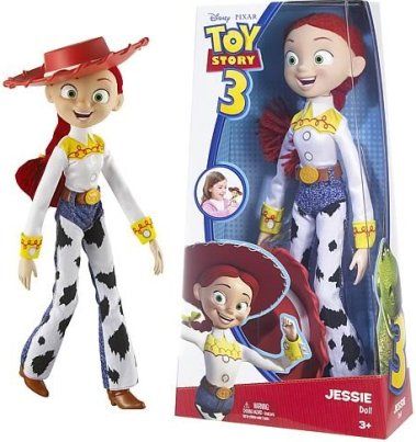 Mattel R7212 Disney Pixar Toy Story 3 Jessie Doll, 11.5 Inch Doll, Includes cowgirl clothes, Rooted yarn hair, For Ages 3 and up (R72-12 R72 12 R7-212 R-7212)