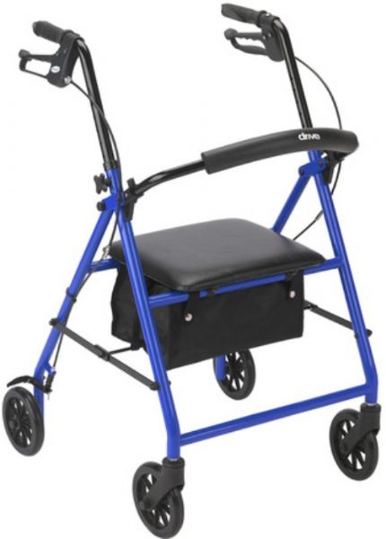 Drive Medical R800BL Rollator with 6