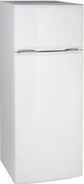 Avanti RA7306WT Counter-Depth Top-Freezer Refrigerator with Adjustable Glass Shelves, 7.4 Cu. Ft. Refrigerator Capacity, Glass Shelves, 3 No. of Shelves, 6 No. of Door Bins, Manual Defrost, Wire Shelves, 1 No. of Shelves, 15 Amps, 120 Volts, Freestanding Type, Top Freezer Style, Apartment Size, Right Hinge Side, Smooth Door Finish, Leveling Legs, Ice Cube Tray, Interior light, UPC 079841073061, White Finish (RA7306WT RA-7306-WT RA 7306 WT)