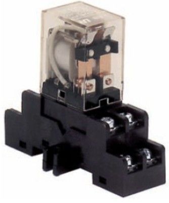 Altronix RAC120 Relay and Base Module, 120VAC operation, Coil draws 12mA, 10 amp/120VAC/28VDC or 10 amp/277VAC DPDT contacts, DIN Rail mountable, UL Recognized Relay, CSA Approved, Dimensions (approximate) 1.375W x 2.7L x 2.375H (RAC-120 RAC 120)