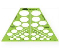Rapidesign 123R Isometric Ellipses Template; Contains 38 ellipses of 35 degrees, 16 from .125" to 1-9/16"; Size: 6.625" x 11.25" x .030"; Shipping Weight 0.13 lb; Shipping Dimensions 11.25 x 6.58 x 0.03 in; UPC 014173252562 (RAPIDESIGN123R RAPIDESIGN-123R ARCHITECTURE ENGINEERING) 