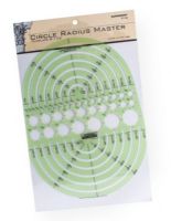 Rapidesign 142R Circle Radius Master Template; Contains 62 circles from 3/64" to 7.5"; Size: 7.5" x 10.375" x .030"; Shipping Weight 0.13 lb; Shipping Dimensions 10.38 x 7.5 x 0.03 in; UPC 014173252708 (RAPIDESIGN142R RAPIDESIGN-142R TEMPLATE ARCHITECTURE ENGINEERING) 