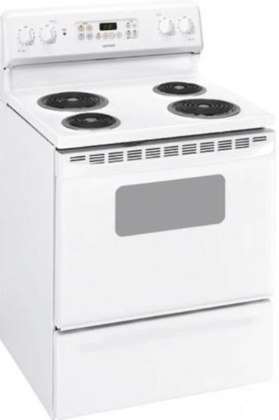 Hotpoint RB758DPWW Freestanding Electric Range with 4 Coil Elements, 30