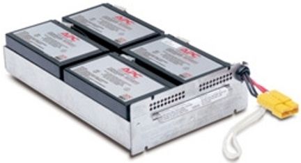APC American Power Conversion RBC24 Replacement Battery Cartridge #24, Maintenance Free Lead-acid Hot-swappable Battery Type, 3Years to 5Years Battery Life, 12V DC Voltage, 18 Units Per Pallet, 0 ft to 10000 ft Operating and 0 ft to 50000 ft Storage Altitude (RBC 24 RBC-24)