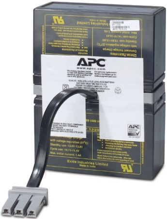 APC American Power Conversion RBC32 Replacement Battery Cartridge #32, Charcoal, Plug-and-Play installation, 164 Battery Volt-Amp-Hour Capacity, Maintenance-free sealed Lead-Acid battery with suspended electrolyte: leakproof, 3 - 5 Years Expected Battery Life (RBC-32 RBC 32)