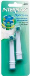 Conair RBG3XR OptiClean Replacement Power Plaque Remover Brush Heads; Contains2 replacement rotary brush heads; Each brush head color-coded for individual use; Rotary brushing movement with sweeping cleaning action; Fits Models RTG3CS, RTG3CSR and RTG3XCS; UPC 085452000112 (RBG3XR RBG3XR RBG3XR) 