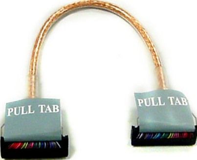 Bytecc RC-342-24-COOPER Color Floppy Round Cables with Label/Pull Tab, Copper, Allow for improved airflow within your case, allowing air to flow straight to your processor and other heat generating devices, also they are highly flexible, allowing configurations otherwise impossible with flat ribbon cables, Highly Flexible 24