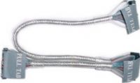 Bytecc RC-342-24-SILVER Color Floppy Round Cables with Label/Pull Tab, Silver, Allow for improved airflow within your case, allowing air to flow straight to your processor and other heat generating devices, also they are highly flexible, allowing configurations otherwise impossible with flat ribbon cables, Highly Flexible 24" 80 wire 40 pin Cable, Improved Airflow (RC34224SILVER RC-34224-SILVER RC342-24SILVER RC-342-24) 
